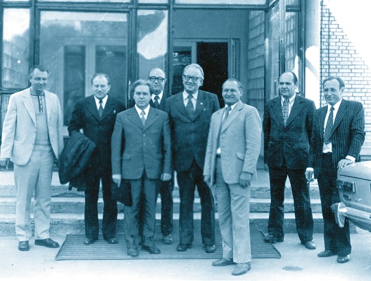 Гости из Министерства в университете, 1970-е гг.