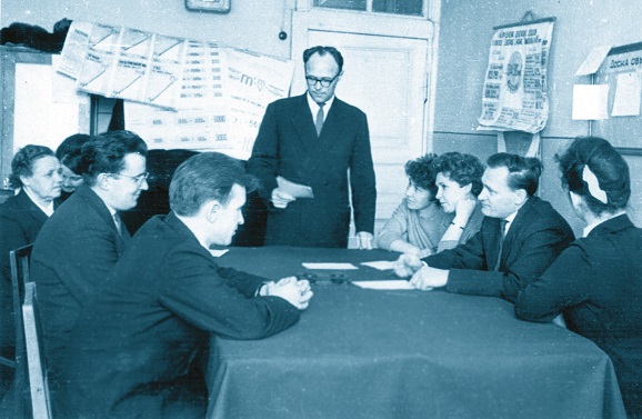 Заседание кафедры политэкономии, 1960 год